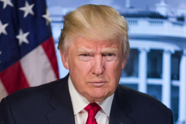 Donald Trump's official presidential portrait