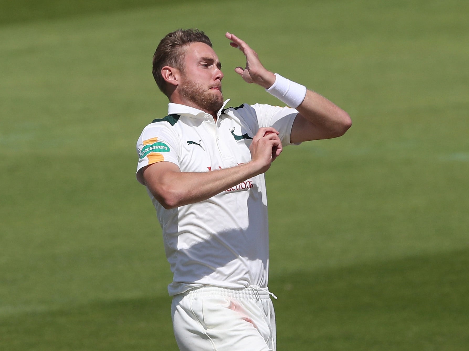 Broad took the first wicket of the new season