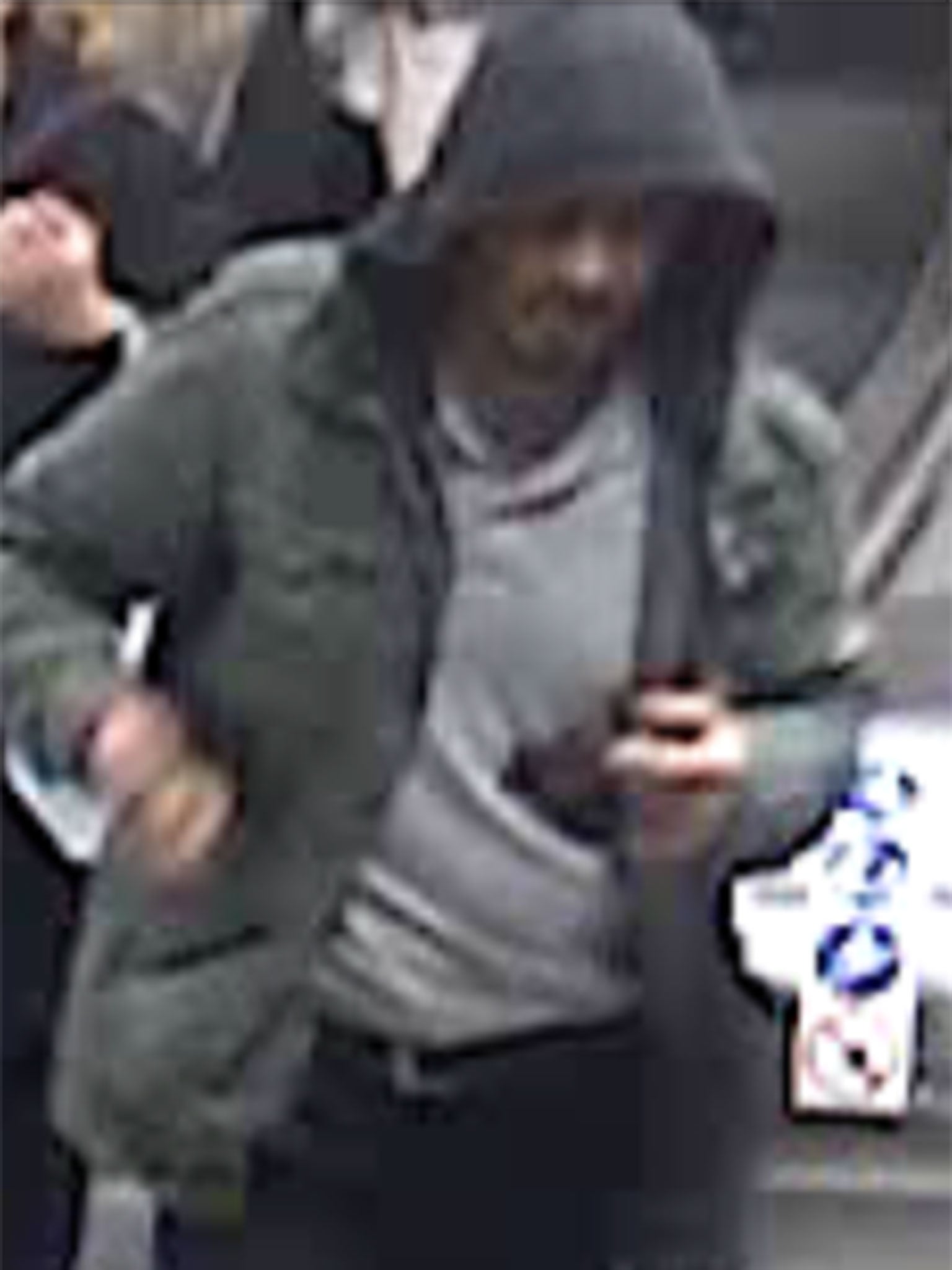 Police released CCTV images of a man they wanted to speak to after Friday's attack (Stockholm Police )