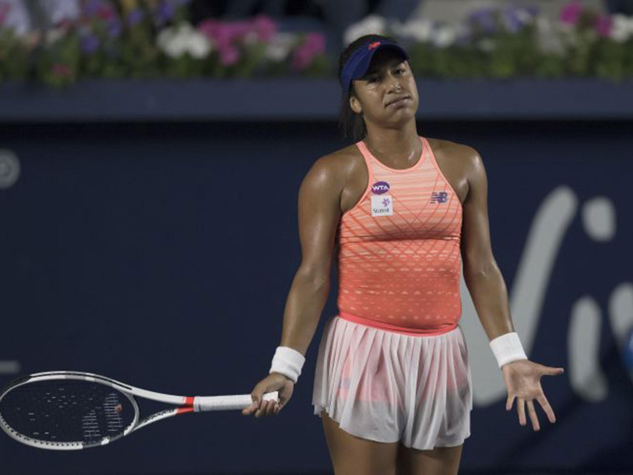 Heather Watson's Monterrey Open title defence comes to an end at the