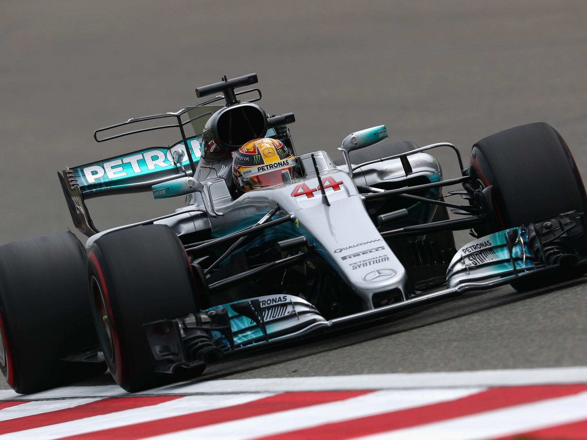 Hamilton secured pole for Sunday's race