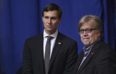 Bannon and Kushner infighting sparks power struggle in Trump team