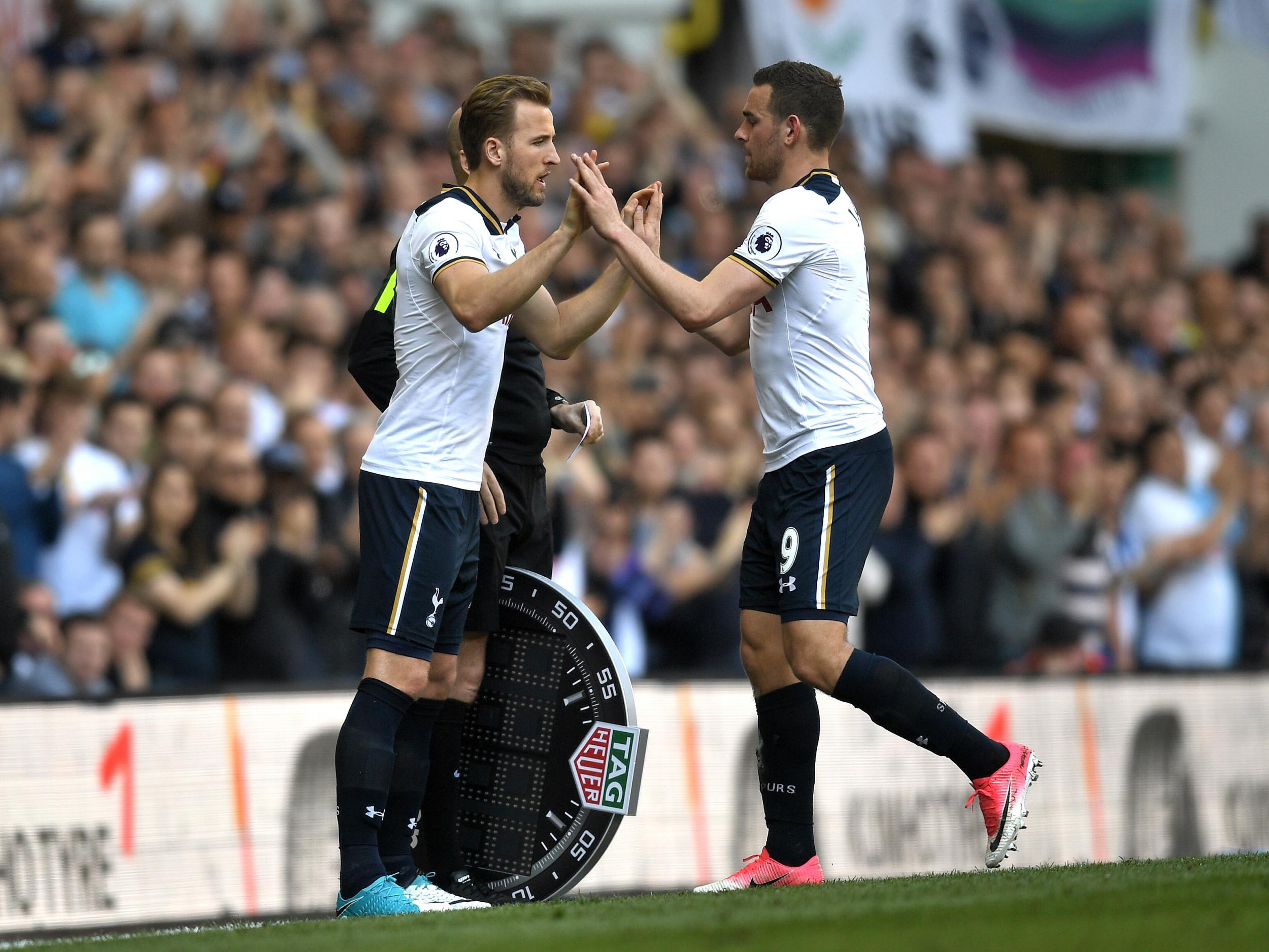 Kane returned to first-team action in the second-half