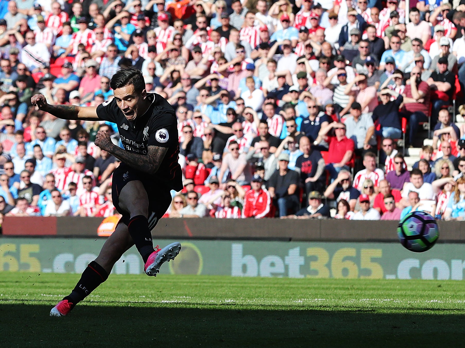 Coutinho struck the winner on the half-volley