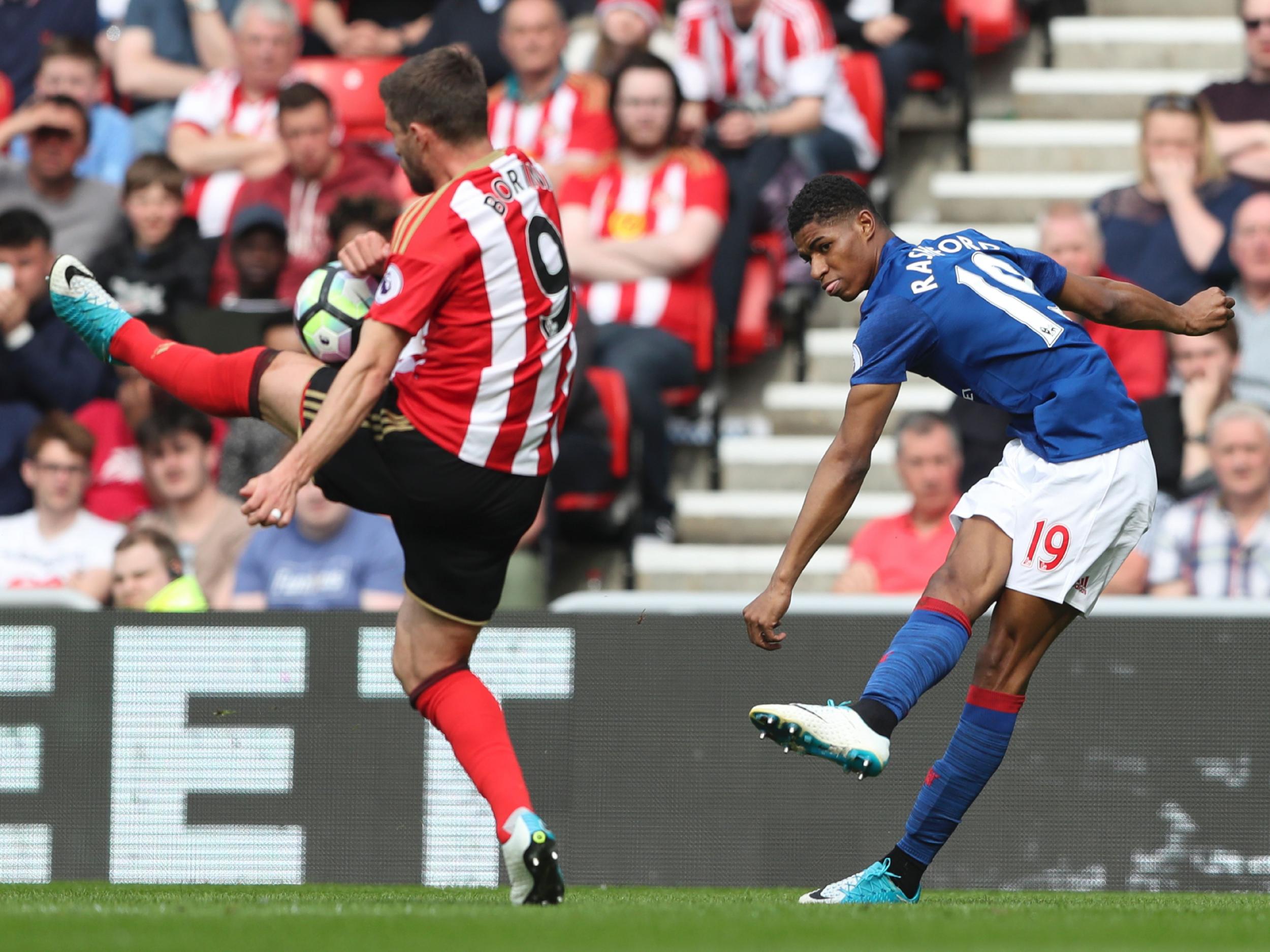 Rashford got his first goal in 22 league games