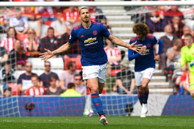 Ibrahimovic opened the scoring on an easy day for United