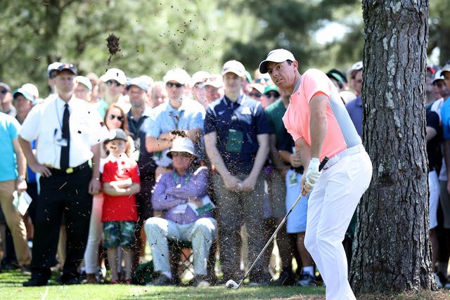 Things did not go according to plan for McIlroy on the final day of the Masters