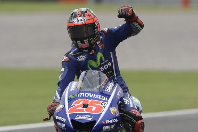 Maverick Vinales won his second race of the season in the Grand Prix of Argentina