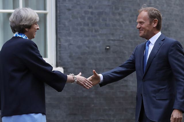 Donald Tusk is in charge of overseeing the Brexit talks