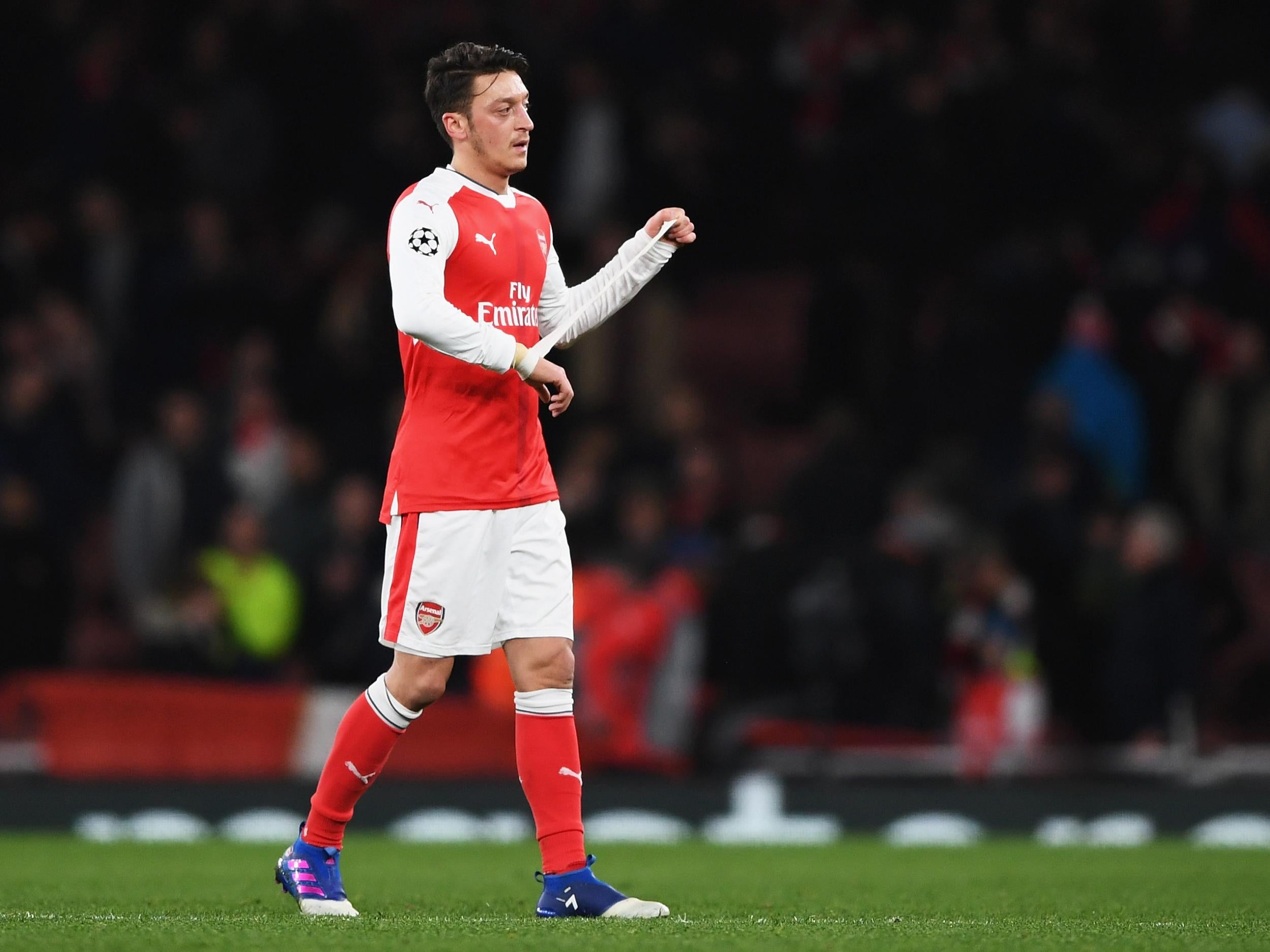Ozil admitted his performances weren't good enough in the Champions League