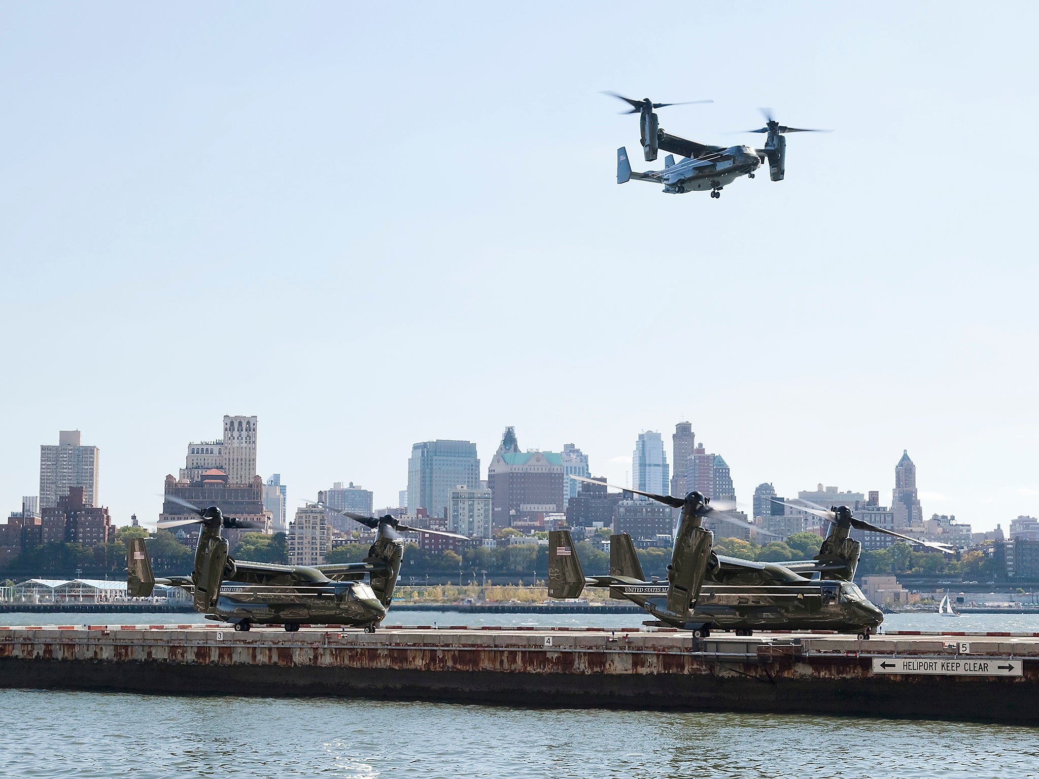 President’s fleet: Silicon Valley is keen to offer its answer to conventional vertical takeoff and landing aircraft (Getty)