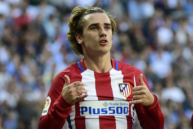 Griezmann scored the equaliser in the Madrid derby on Saturday