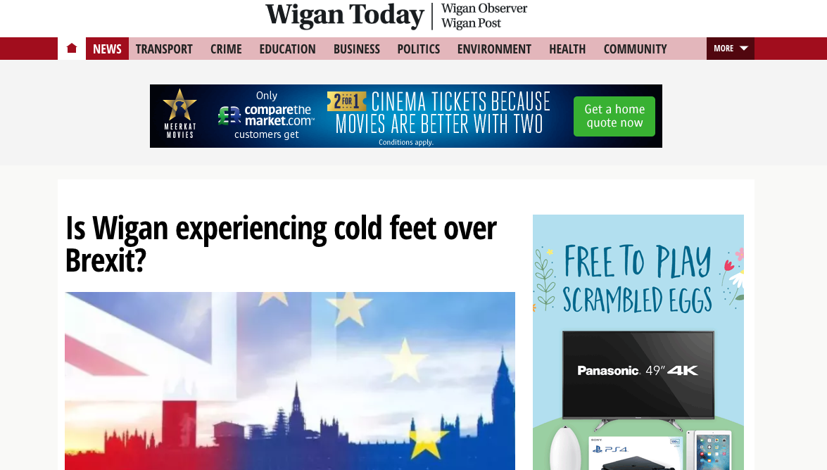 &#13;
The Wigan Today website is formed from both the Wigan Observer and the Wigan Post newspaper titles&#13;