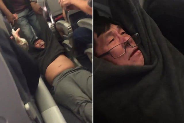 Footage of a man being dragged off a United Airlines flight sparked outrage on social media