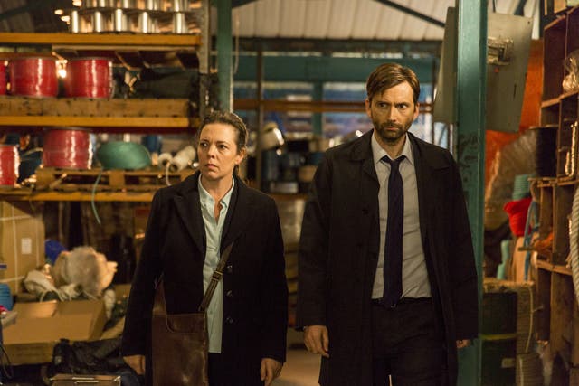 DS Miller (Olivia Colman) and DI Hardy (David Tennant) were attempting to close in on the attacker