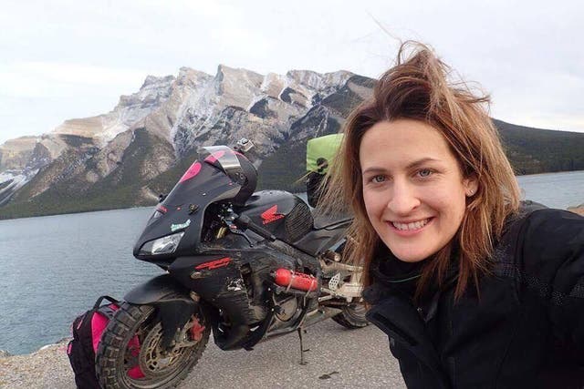Nikki's ridden her bike across the Americas and Europe. Next stop, she hopes, is the Middle East