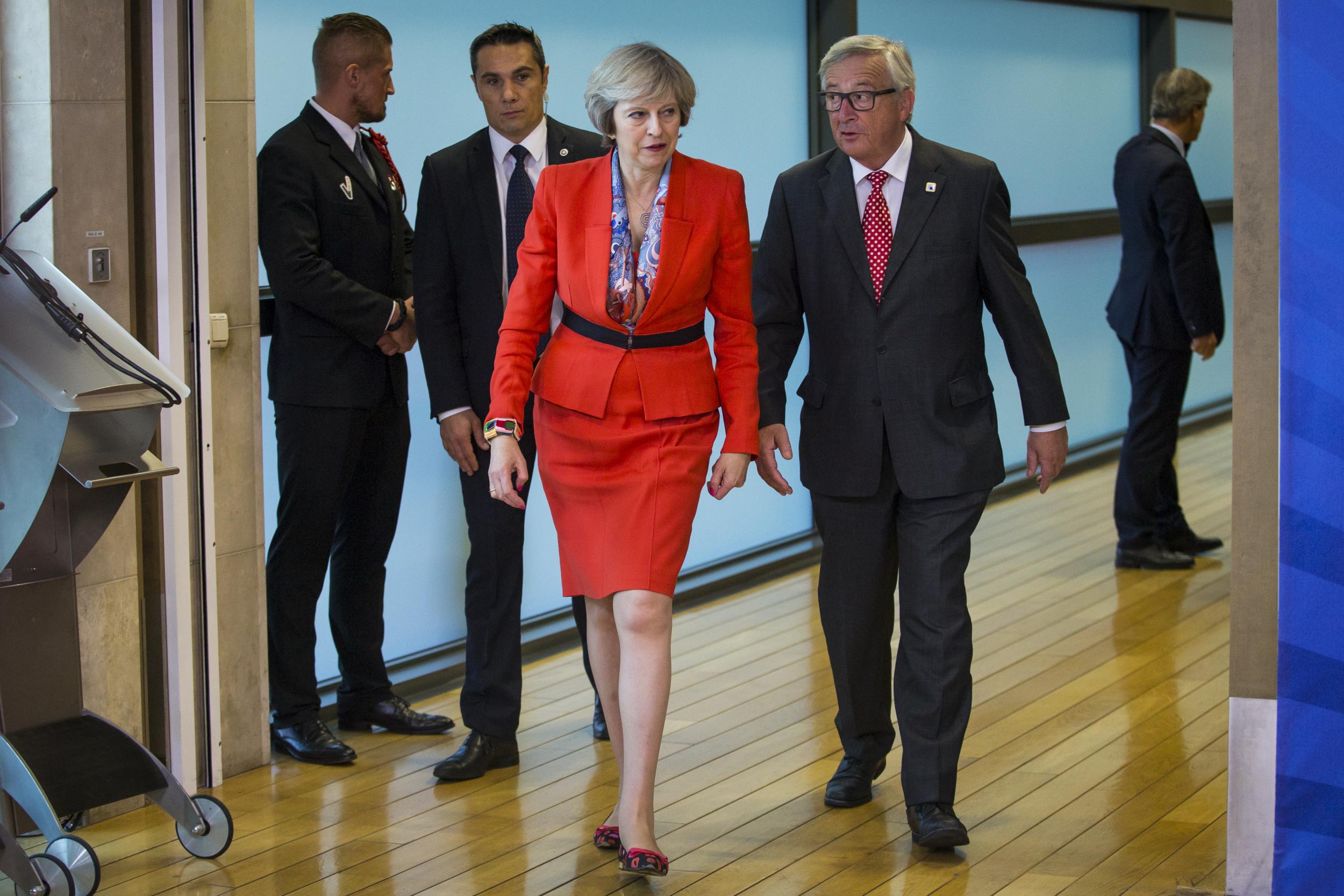 Talks between Theresa May and European Commission head Jean Claude Juncker will play a crucial role