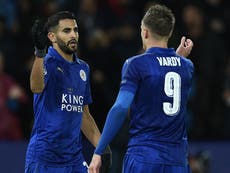 Atletico's Luis claims Vardy and Mahrez are on par with Chelsea duo