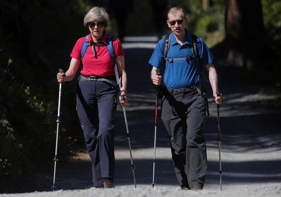 Image result for theresa and Philip walking holiday