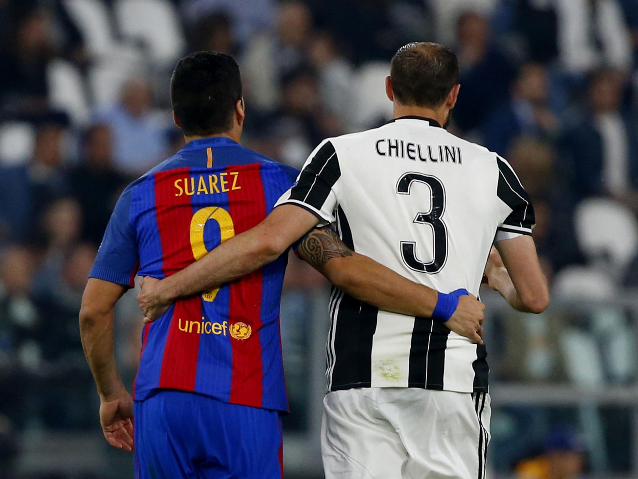 Chiellini did a fine job of keeping Suarez quiet