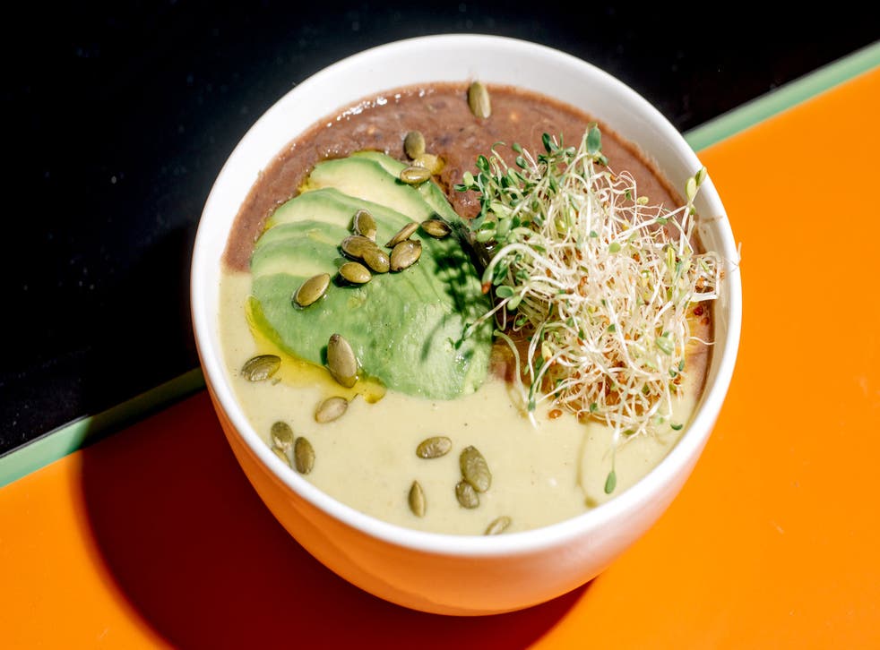The classic 1970s hippie staple alfalfa gets a 21st century upgrade in the 'Power Bowl' at Dimes in Manhattan
