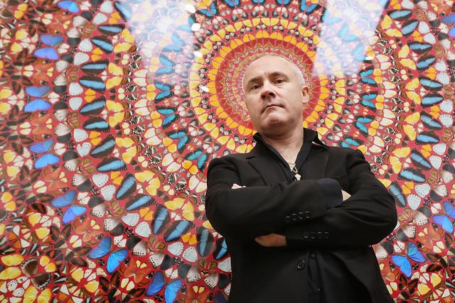Damien Hirst collectors have seen his work drop in value since 2008