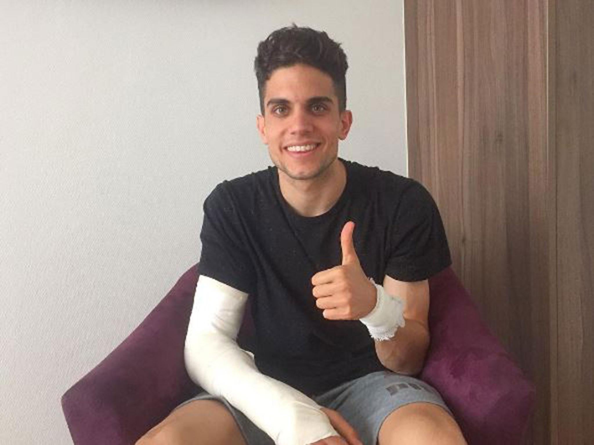 Marc Bartra is on the road to recovery after a harrowing 24 hours