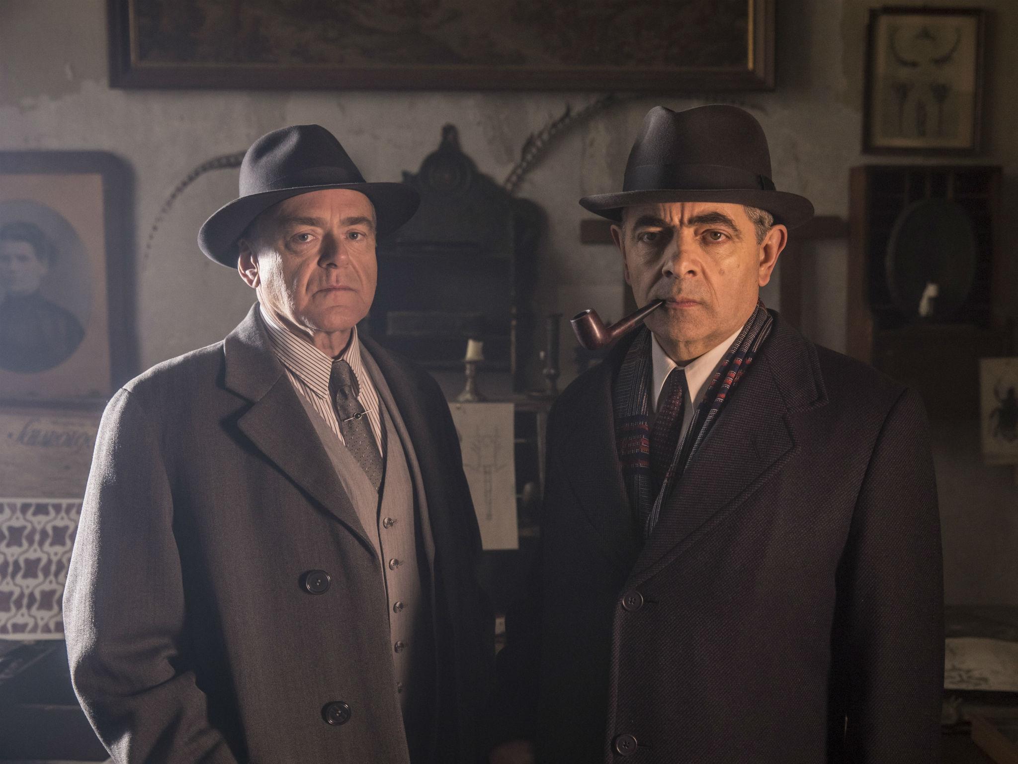 Kevin R McNally as Grandjean and Atkinson as Maigret in ITV's adaptation of the best-selling crime novels by Georges Simenon