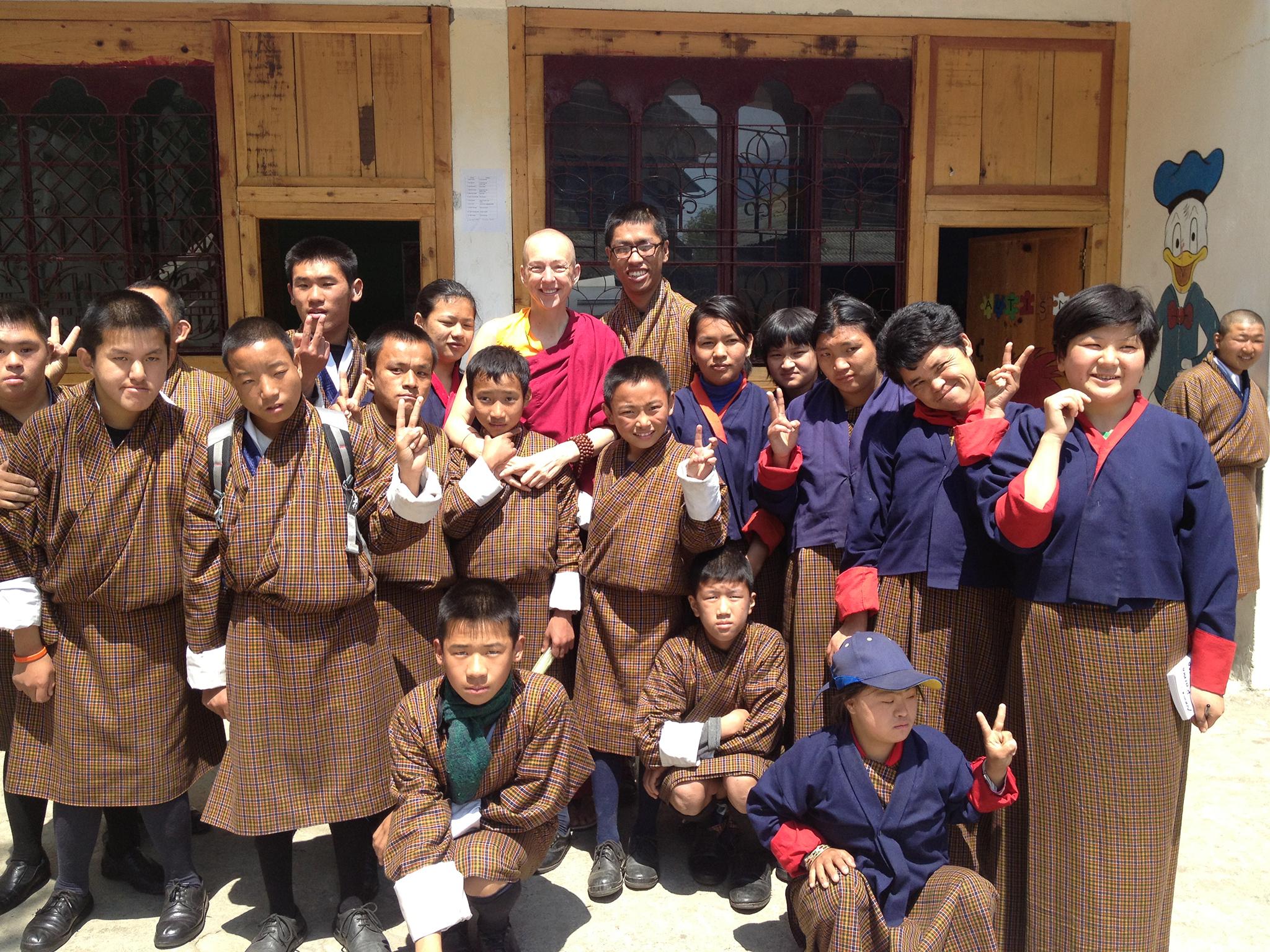 Emma in Bhutan