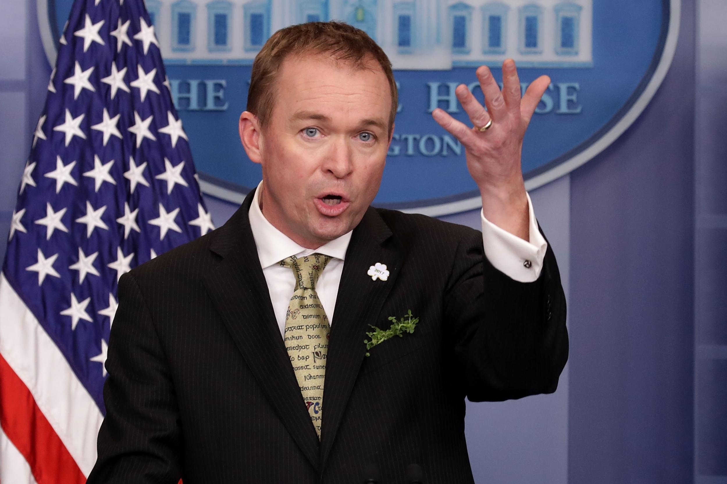 Budget Director Mick Mulvaney said the federal hiring freeze is lifted but agencies will still need to make deep personnel cuts