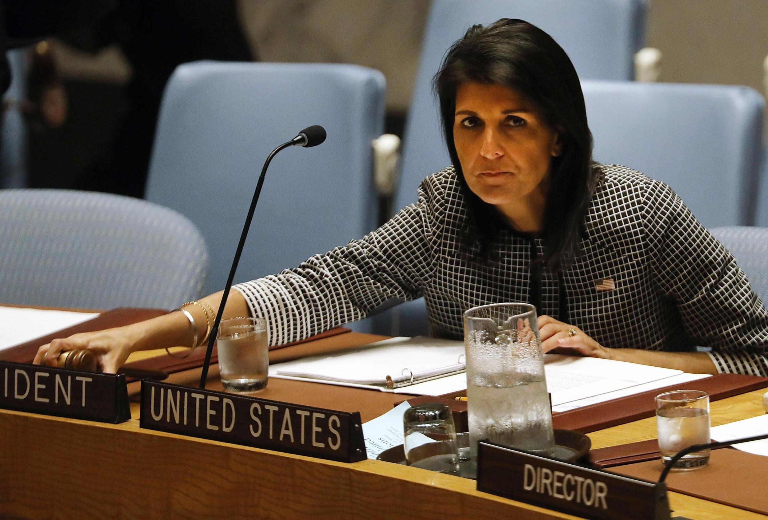 Unlike Mr Johnson’s venture, Ms Haley’s performance at the Security Council debate was meticulously prepared