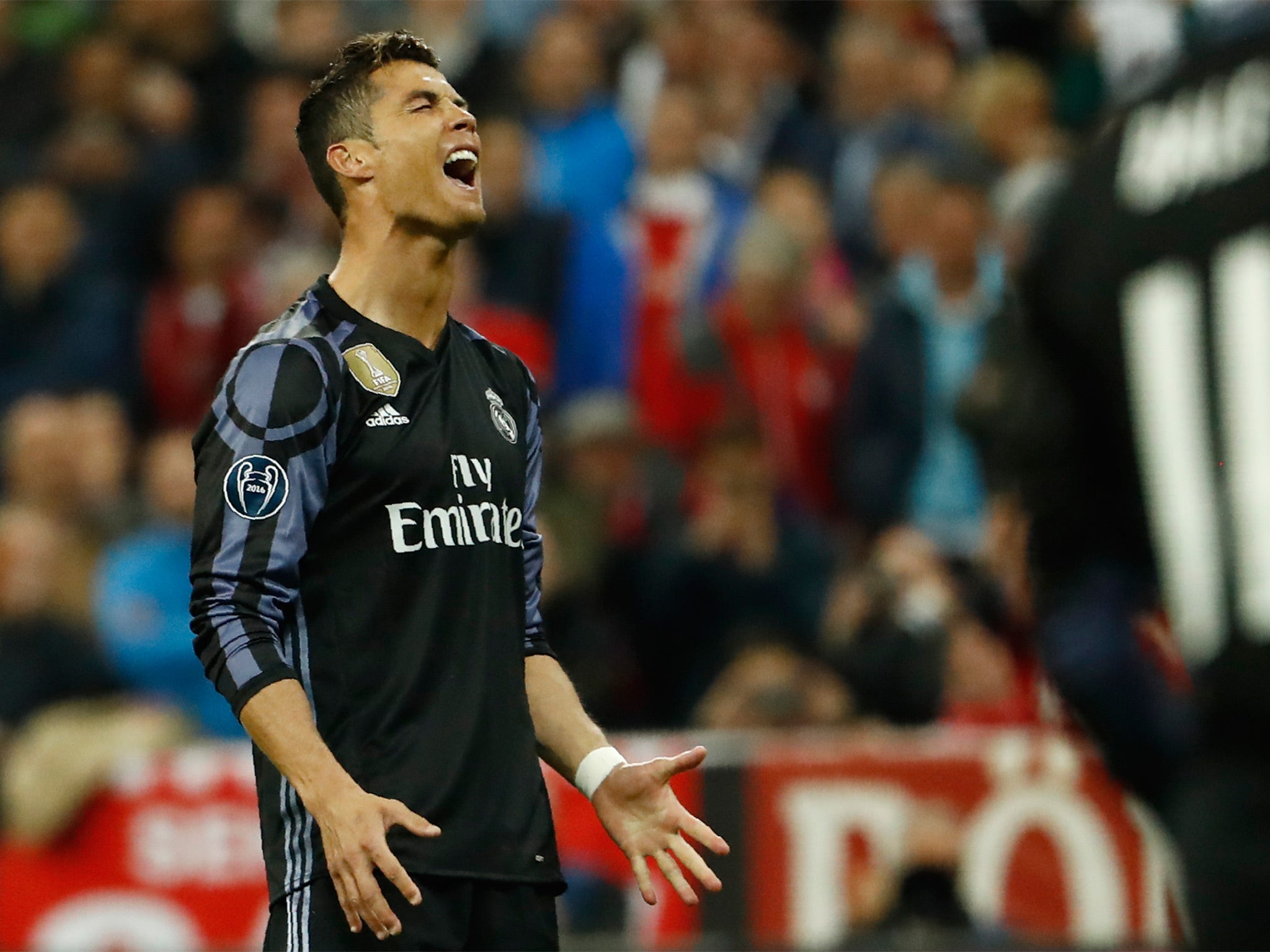Cristiano Ronaldo saw an early free-kick fly well over the bar