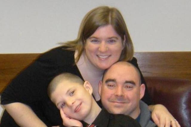 Ernest and Heather Franklin with their adoptive son Jeffrey