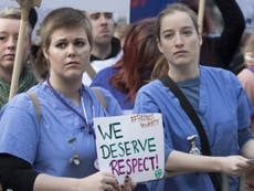 Nurses vote on strike action over NHS pay cuts