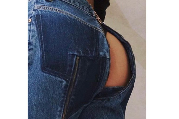 Vetements just debuted jeans which expose your bum