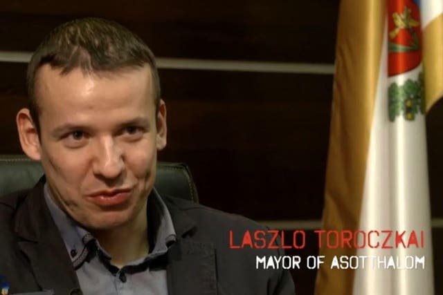 László Toroczkai claims he is just trying to protect his village's traditions from the 'disintegration of Europe'