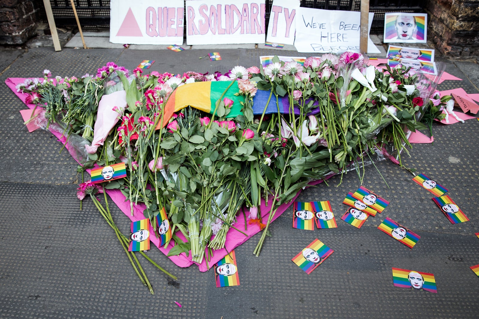 Lgbtq Activists Stage Chechnya Protest Outside Russian Embassy Against Gay Concentration Camps