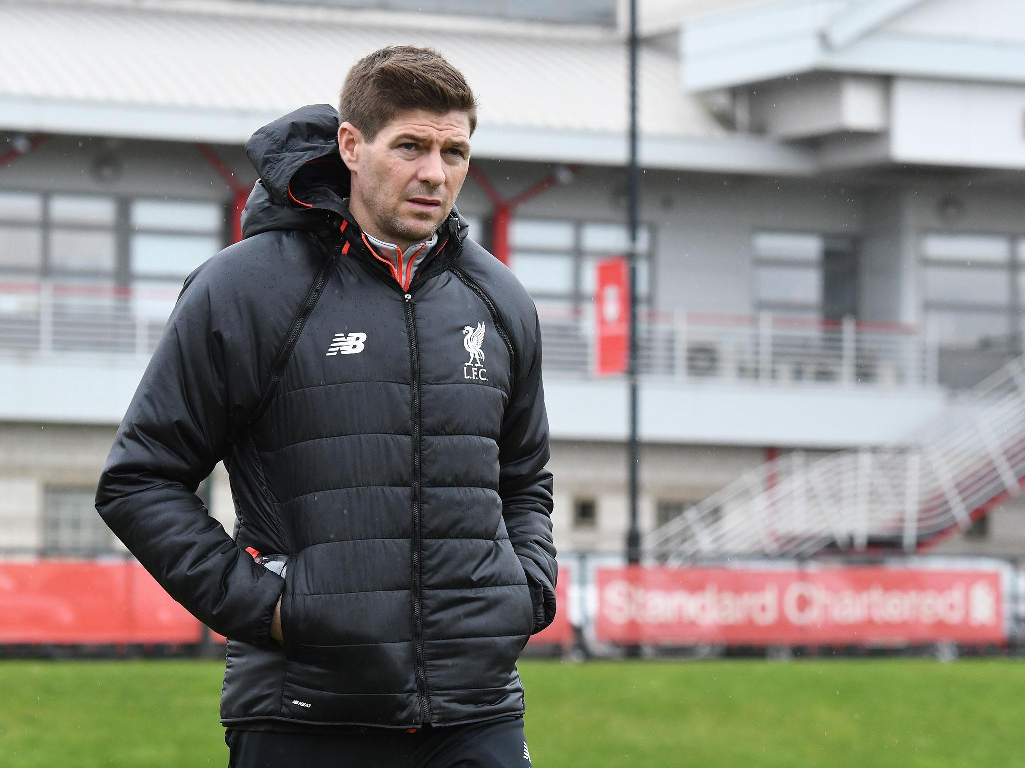 Gerrard has closely aligned himself with the under-18s side