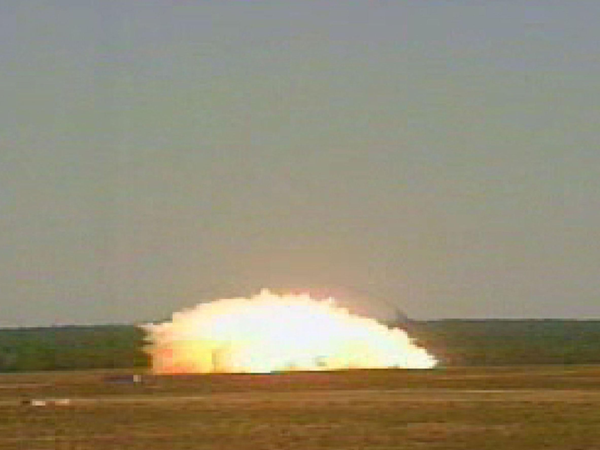 A test detonation of the GBU-43 bomb in Florida in 2003