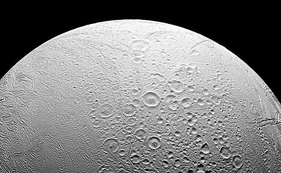 Cassini identified a global watery ocean beneath the icy surface of Saturn's moon Enceladus that scientists believe could harbour simple life
