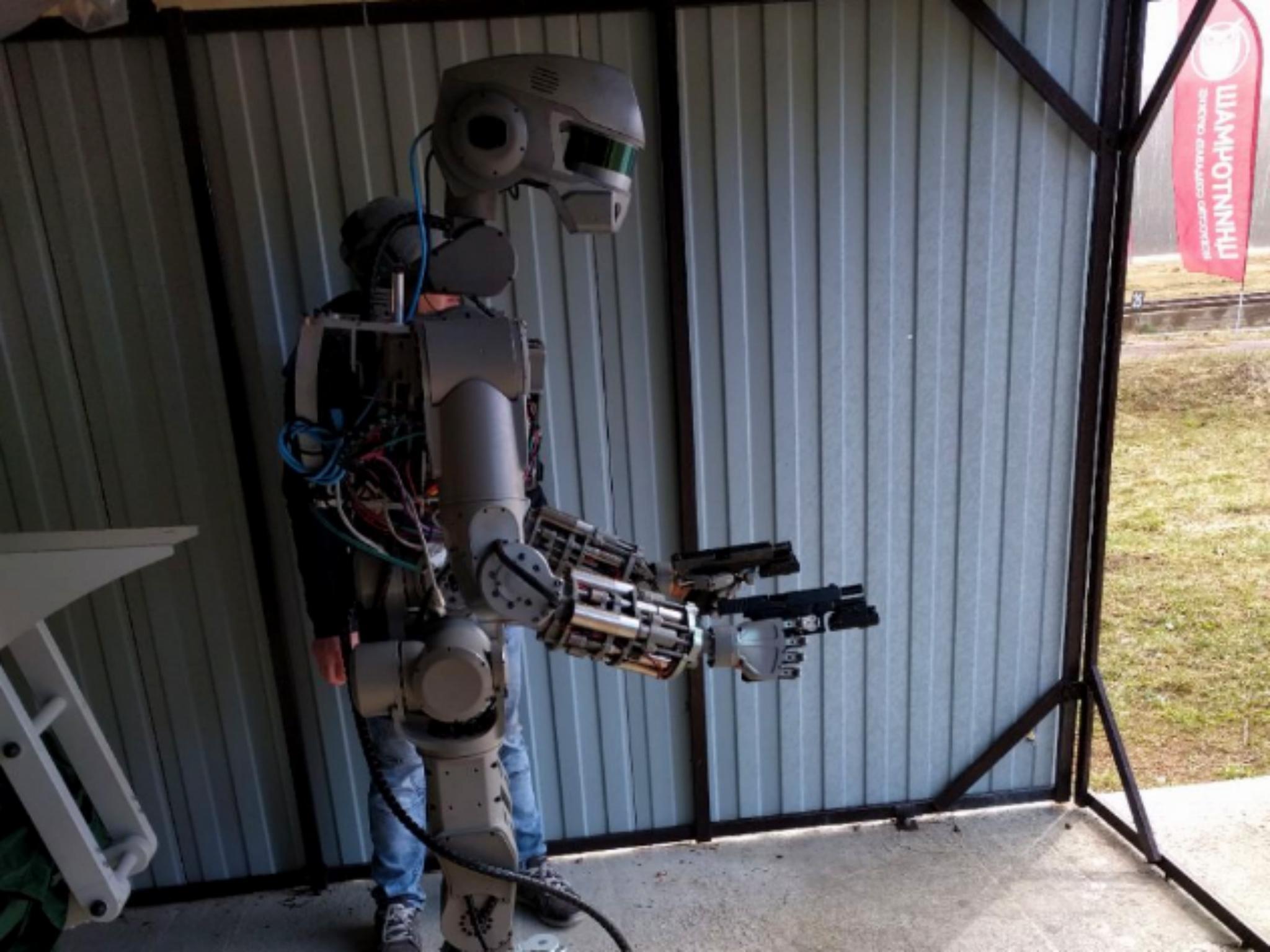 The robot was originally created for rescue work