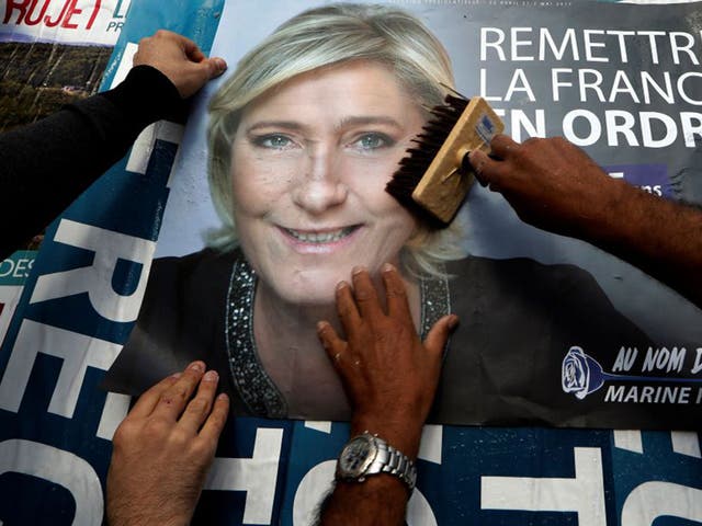 Ms Le Pen has taken something of a political pasting over the past week