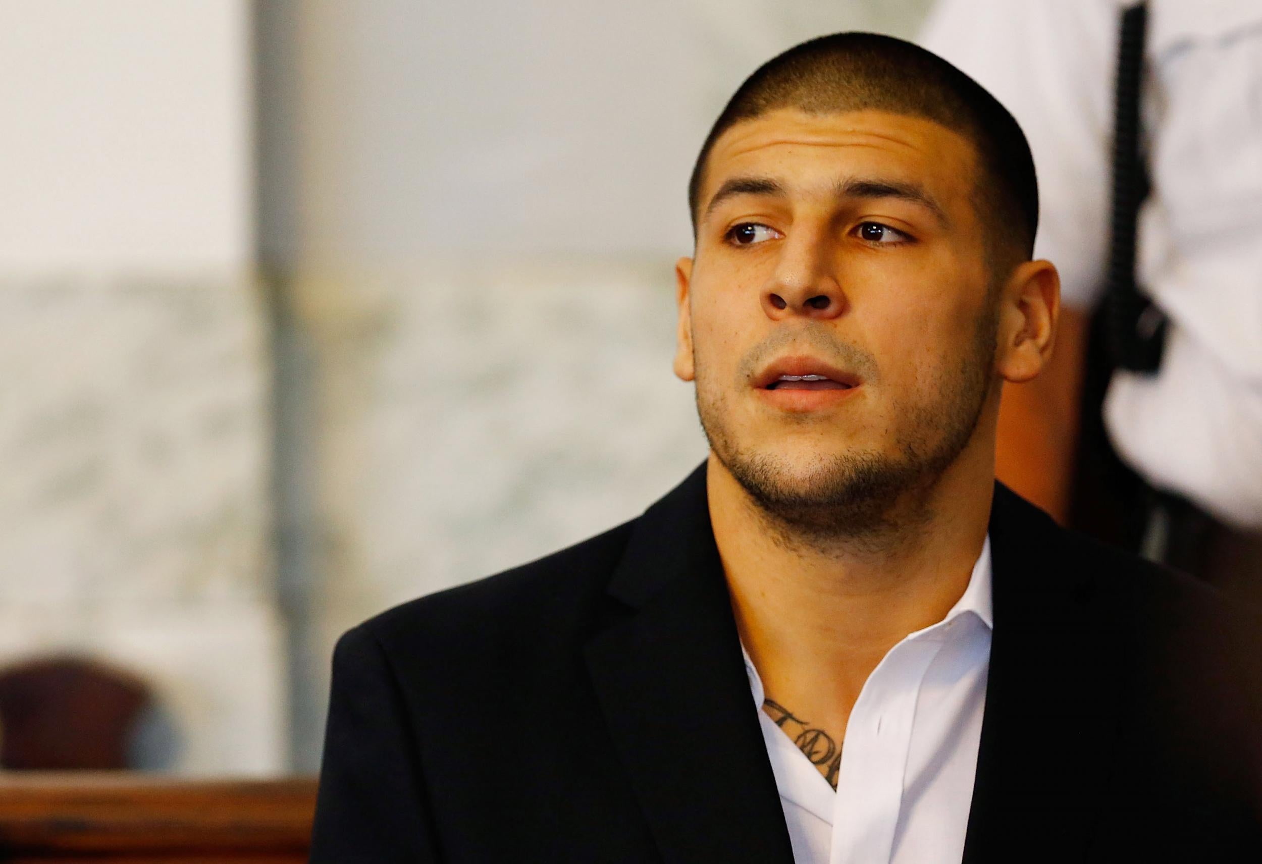 Aaron Hernandez killed himself in prison in April where he was serving a life sentence for murder