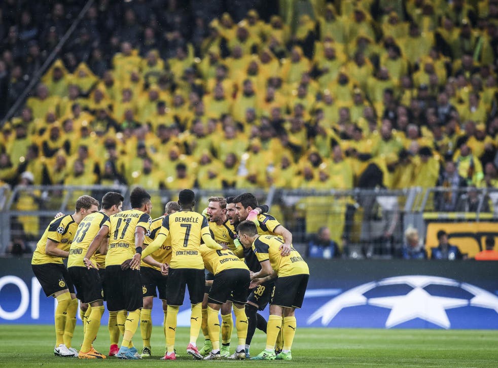 Dortmund decided to play against Monaco, losing the first-leg 3-2
