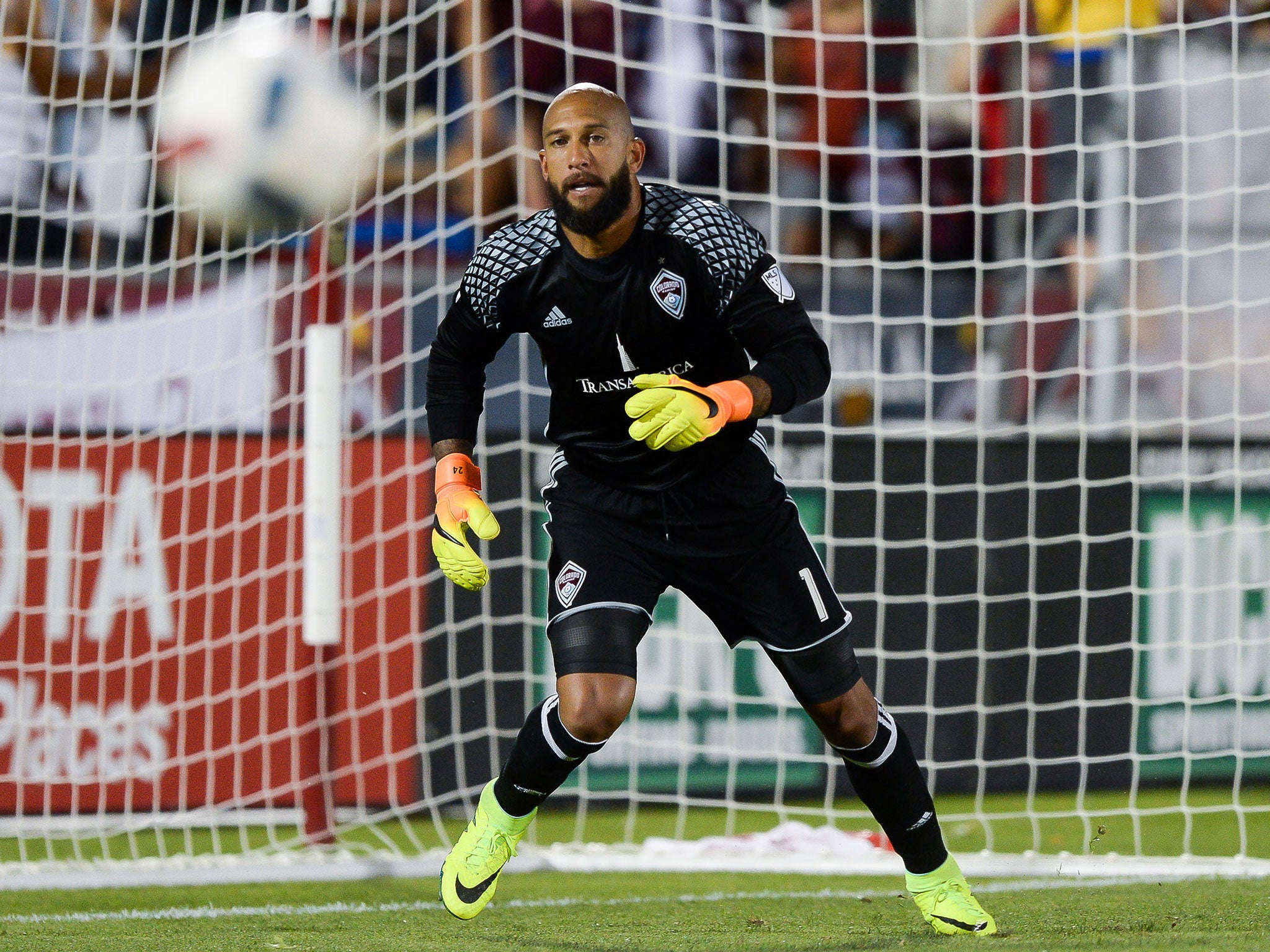 Tim Howard joined Colorado Rapids in 2016