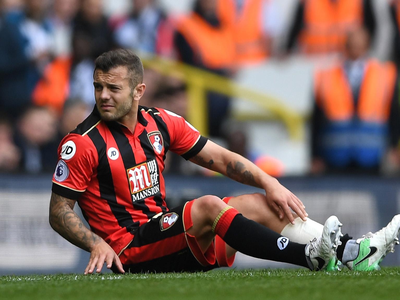 Jack Wilshere's season ended last month with a broken leg