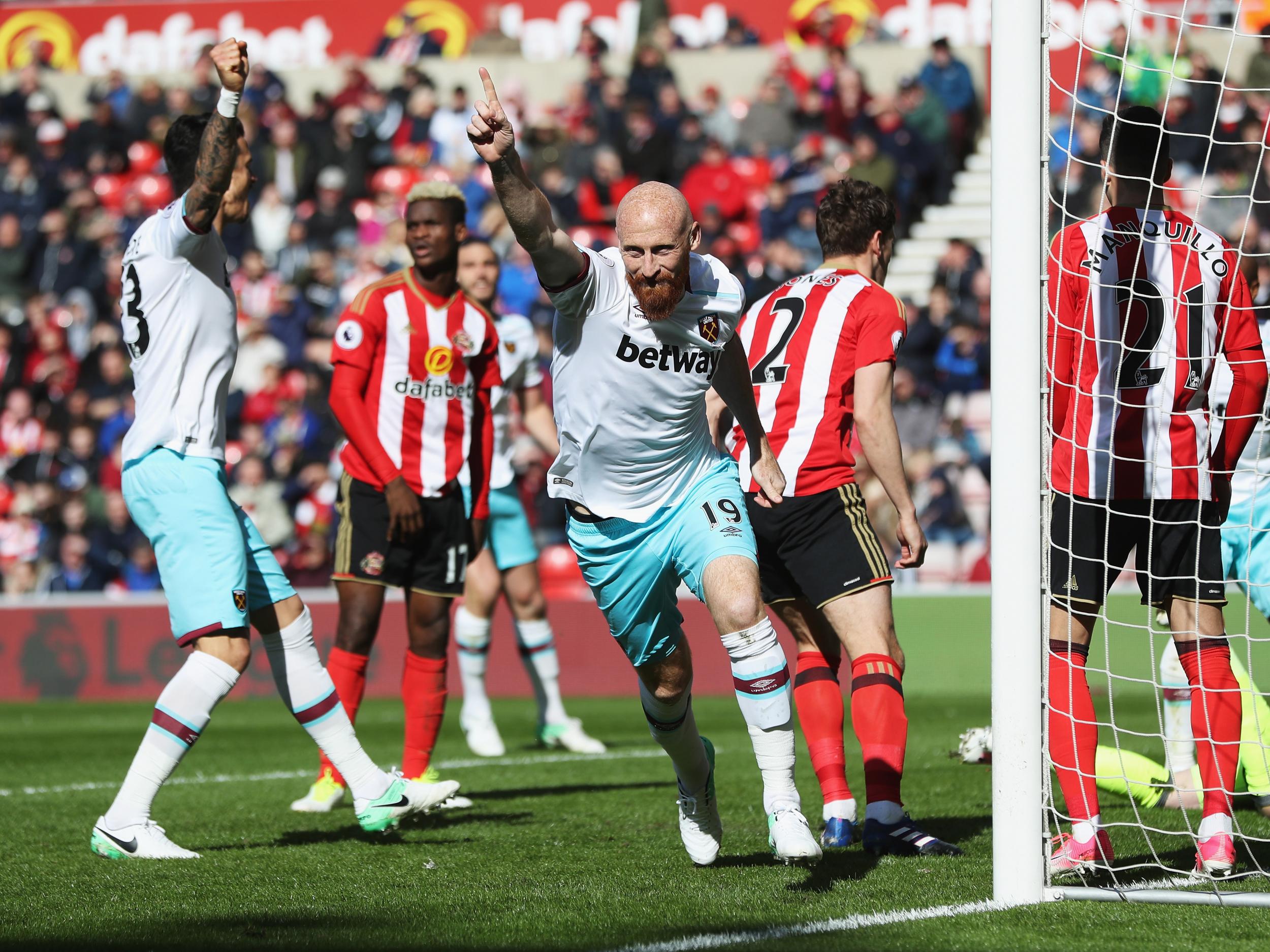 Collins put West Ham back in front