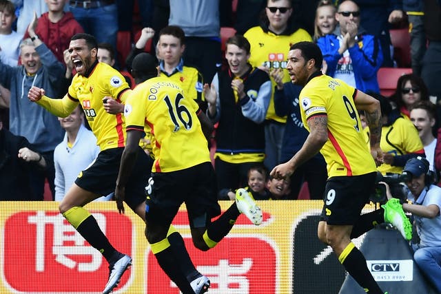 Capoue took two attempts to get the ball in the net