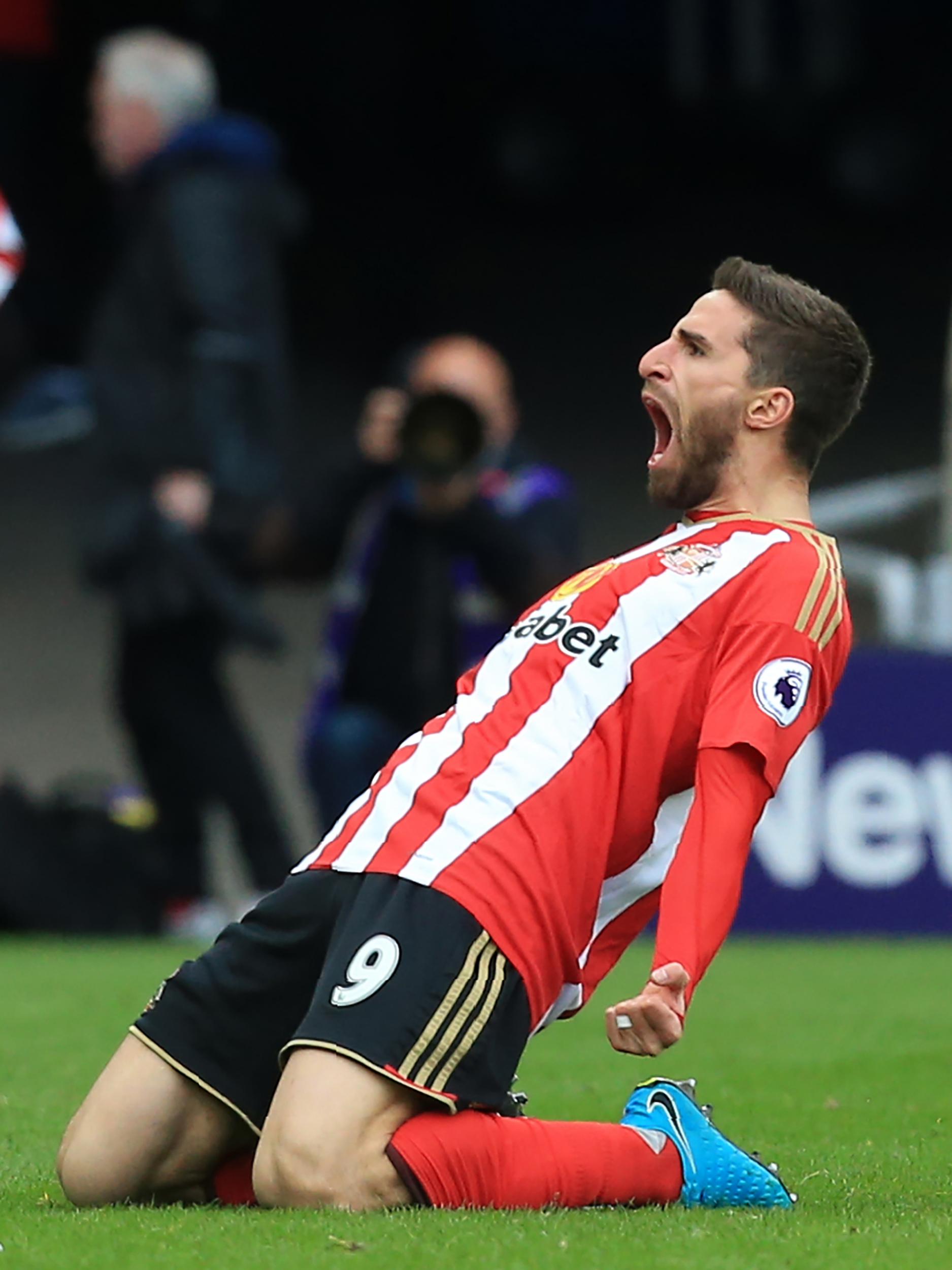 Borini celebrates his late equalising goal