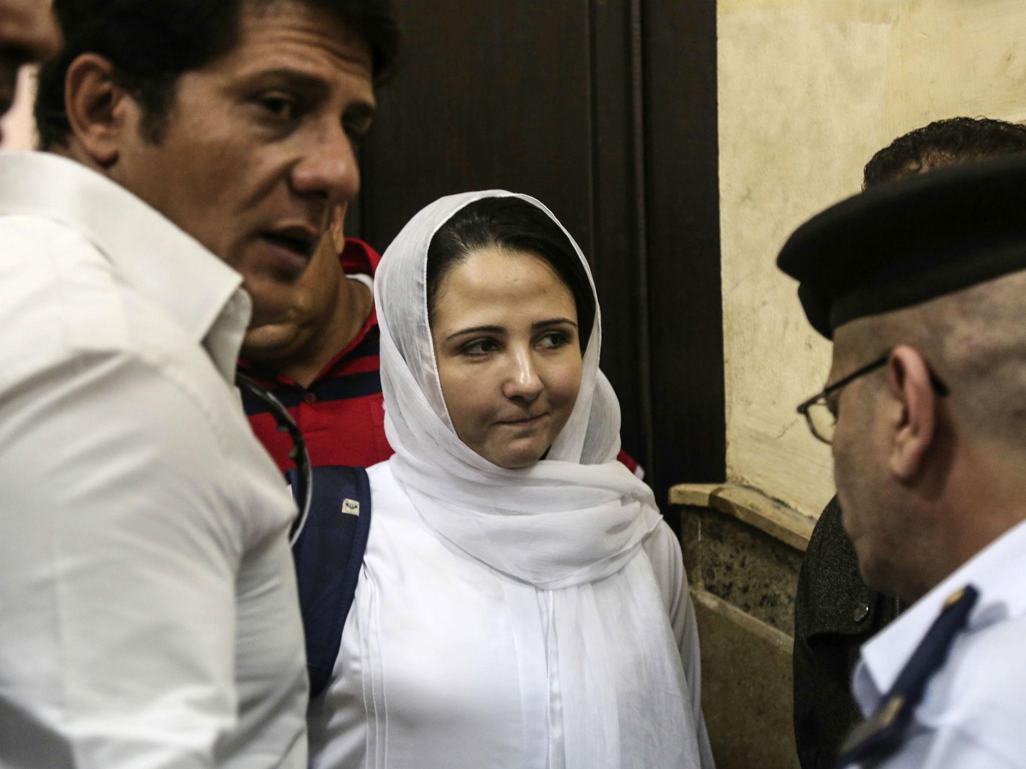 Ms Hijazi and seven others had all charges against them dropped after three years in prison